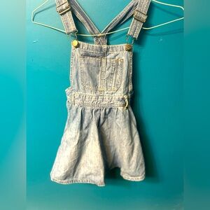 LOGG h&m denim overall dress kids 7-8